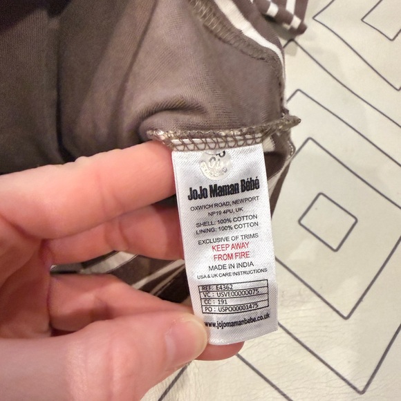 NWT JoJo Maman Bebe Striped Tiger Tee - Picture 7 of 10